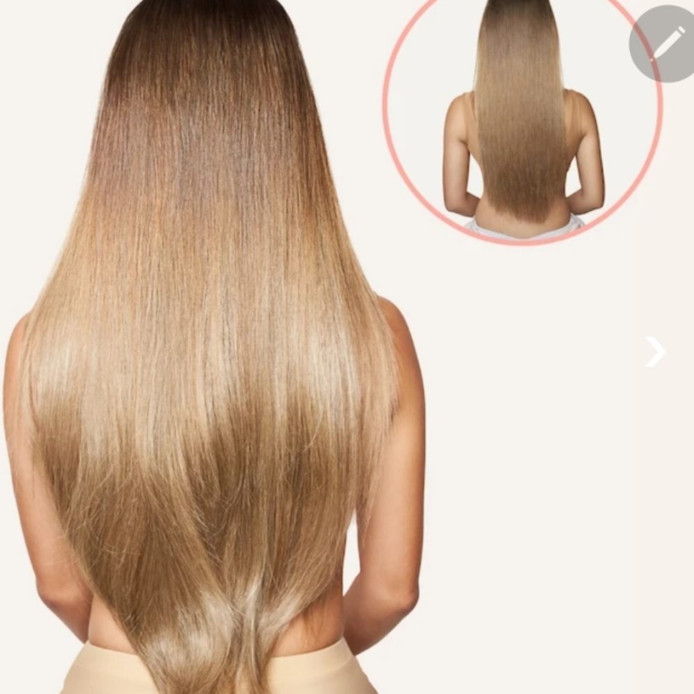 JET BLACK 22in CLIP EXTENSIONS